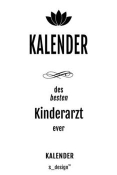 Kalender für Kinderärzte / Kinderarzt / Kinderärztin: _ Wochen-Planer 2020 / Tagebuch / Journal für das ganze Jahr: Platz für Notizen, Planung / ... Erinnerungen und Sprüche (German Edition)