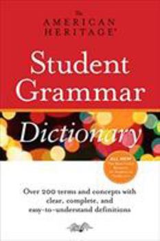 Paperback The American Heritage Student Grammar Dictionary Book