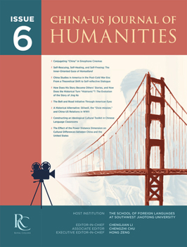 Paperback China-Us Journal of Humanities (Issue 6) Book