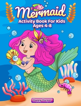 Paperback Mermaid Activity Book [Large Print] Book