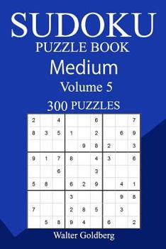 Paperback 300 Medium Sudoku Puzzle Book