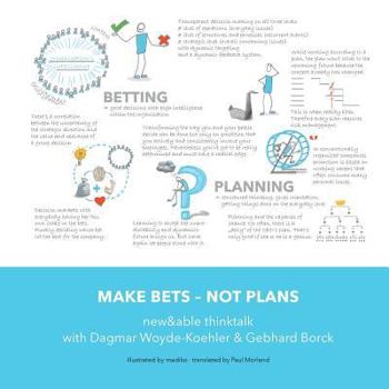 Paperback Make Bets not Plans: new&able think talk Book