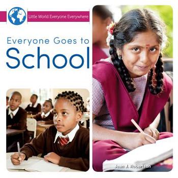 Library Binding Everyone Goes to School Book
