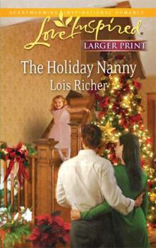 Mass Market Paperback The Holiday Nanny [Large Print] Book