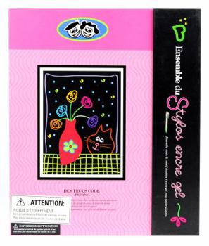 Paperback Ensemble du Stylos encre gel: Ensemble "cool" & creatif de stylos a encre gel pour papier a lettres (Trousses Pour Enfants) (French Edition) [French] Book