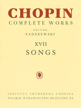 Paperback Songs: Chopin Complete Works Vol. XVII Book