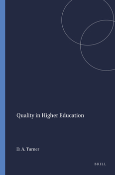 Paperback Quality in Higher Education Book