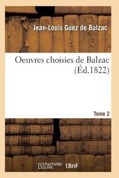 Paperback Oeuvres Choisies de Balzac T01 [French] Book