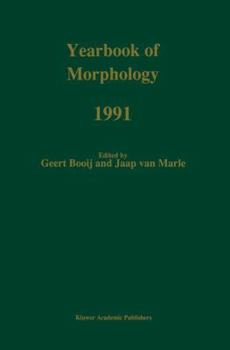 Hardcover Yearbook of Morphology 1991 Book