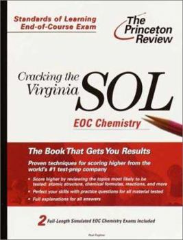 Paperback Cracking the Virginia Sol Eoc Chemistry Book