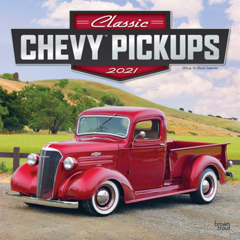 Calendar Classic Chevy Pickups 2021 Square Foil Book