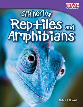 Paperback Slithering Reptiles and Amphibians Book