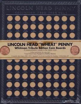 Hardcover Lincoln Head "Wheat" Penny Tribute Boards Book