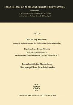 Paperback Enzyklopädische Abhandlung Über Ausgeführte Strahltriebwerke [German] Book
