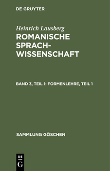 Hardcover Formenlehre, Teil 1 [German] Book