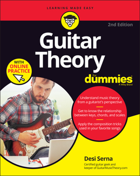 Paperback Guitar Theory for Dummies with Online Practice Book
