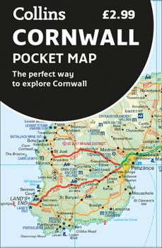 Paperback Collins Cornwall Pocket Map Book