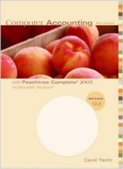Spiral-bound Computer Accounting With Peachtree Complete 2005 for Microsoft Windows: Release 12.0 Book