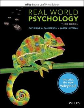 Loose Leaf Real World Psychology, 3e WileyPLUS Card with Loose-leaf Set Book