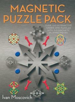 Hardcover-spiral Magnetic Puzzle Pack...Over 100 Interactive Games and Puzzles with 3-D Magnetic Playing Pieces Book
