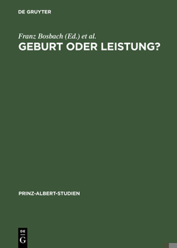 Hardcover Geburt oder Leistung? [German] Book