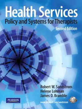 Paperback Health Services: Policy and Systems for Therapists Book