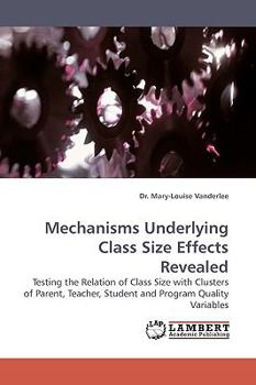 Paperback Mechanisms Underlying Class Size Effects Revealed Book