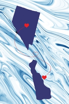 Long Distance Out of State Journal: Nevada & Delaware (Two Souls One Heart US States Diary Notebook)