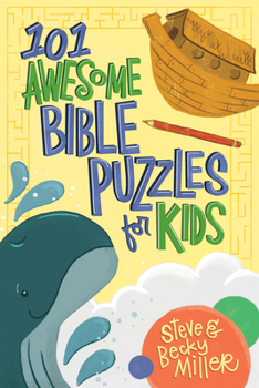 Paperback 101 Awesome Bible Puzzles for Kids Book