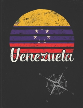 Venezuela: Venezuelan Vintage Flag Personalized Retro Gift Idea for Coworker Friend or Boss  Planner Daily Weekly Monthly Undated Calendar Organizer Journal