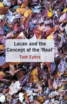 Paperback Lacan and the Concept of the 'Real' Book