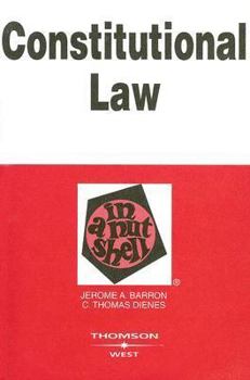 Paperback Constitutional Law in a Nutshell Book