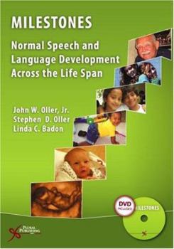 Paperback Milestones: Normal Speech and Language Development Across the Life Span [With DVD] Book