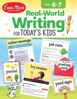 Paperback Real-World Writing for Today's Kids, Ages 6 - 7 Workbook Book