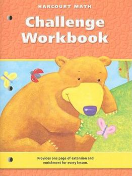 Paperback Harcourt Math Challenge, Pupil Edition: Grade K Book