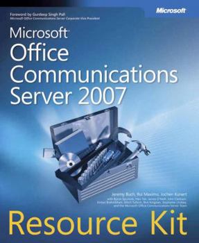 Paperback Microsoft Office Communications Server 2007 Resource Kit [With CDROM] Book