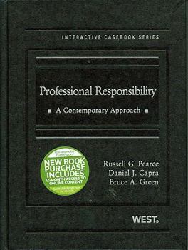 Hardcover Professional Responsibility: A Contemporary Approach [With Free Web Access] Book