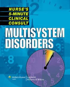 Paperback Multisystem Disorders (Nurse's 5-Minute Clinical Consult) Book
