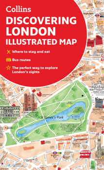 Map Discovering London Illustrated Map Book