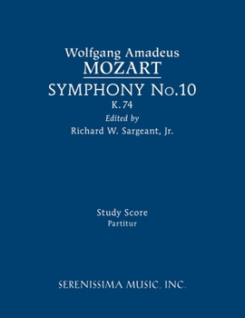 Paperback Symphony No.10, K.74: Study score Book