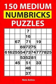 Paperback 150 Medium Numbricks Puzzles Book