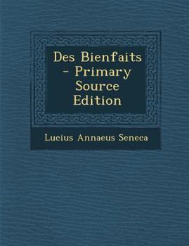 Paperback Des Bienfaits [Latin] Book