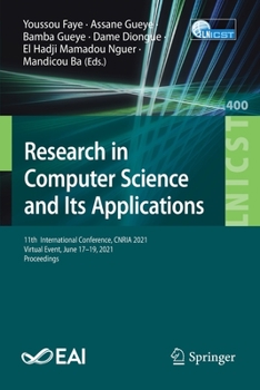 Paperback Research in Computer Science and Its Applications: 11th International Conference, Cnria 2021, Virtual Event, June 17-19, 2021, Proceedings Book
