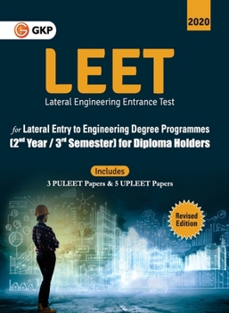 Paperback LEET (Lateral Engineering Entrance Test) 2020 - Guide Book
