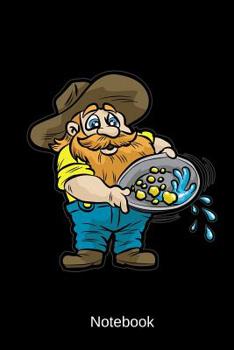 Paperback Notebook: Gold Miner Personal Organizer Book