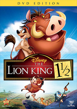 DVD The Lion King 1 1/2 Book