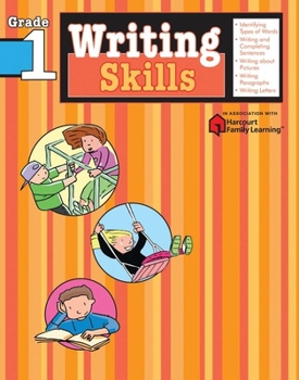 Paperback Writing Skills: Grade 1 (Flash Kids Harcourt Family Learning) Book