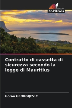 Paperback Contratto di cassetta di sicurezza secondo la legge di Mauritius [Italian] Book