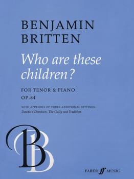 Paperback Who Are These Children: High Voice & Piano Book
