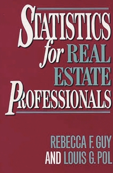 Hardcover Statistics for Real Estate Professionals Book